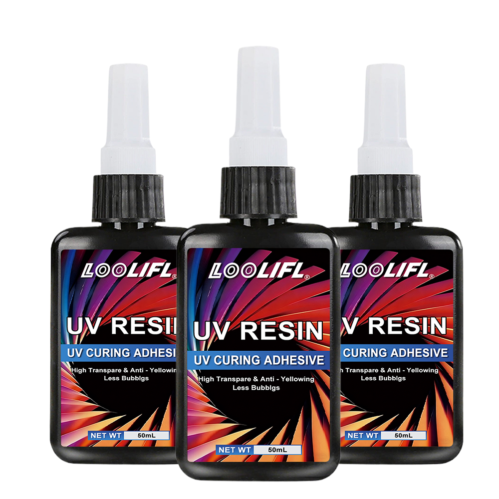 Liquid Uv Glue Kit - LOOLIFL UV Resin Kit With Mini