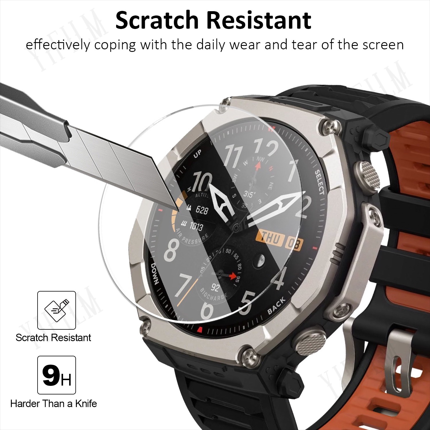 For Huami T-Rex Ultra 2 Screen - Glass Protector Auto recensie en prijs
