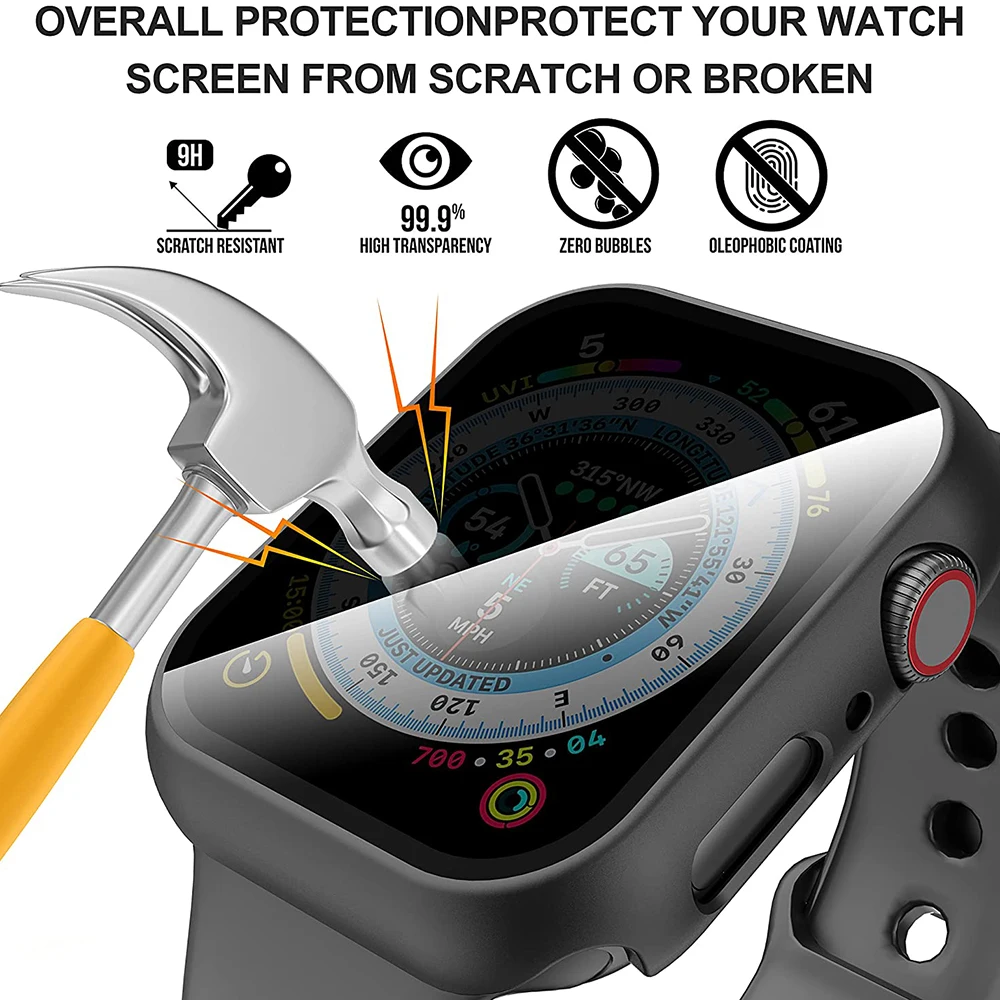 Privacy Glass+Case For Apple W - Privacy Screen Protector recensie en prijs