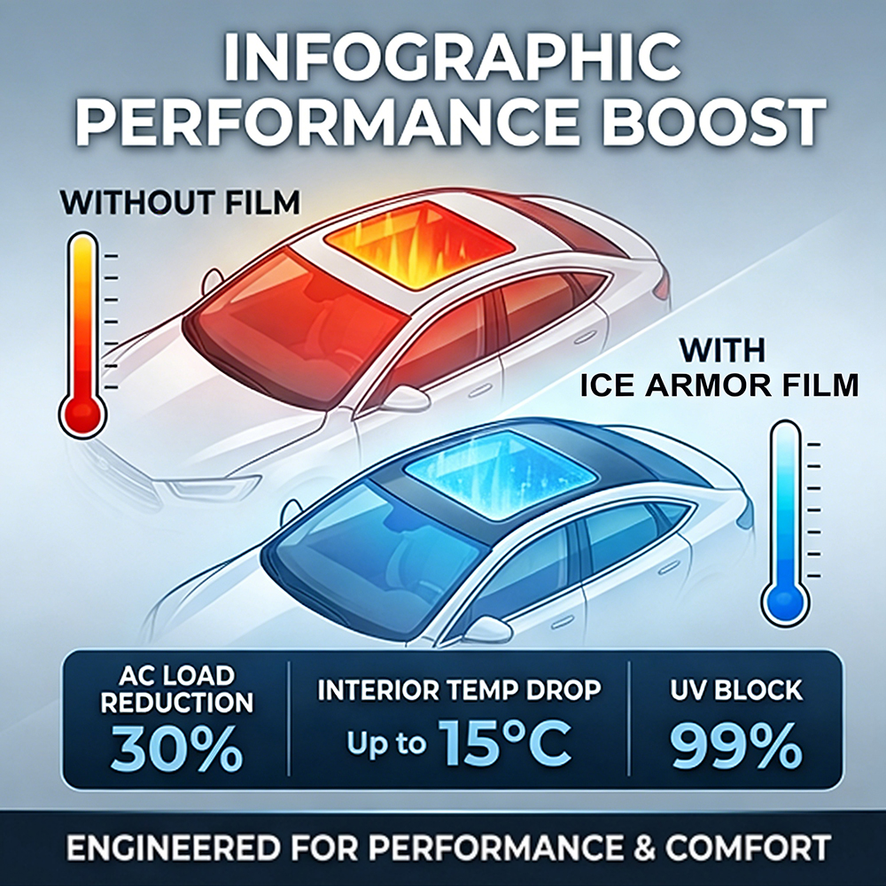 Car Sunroof Skylight Film for  - Anti Blue Light Film recensie en prijs