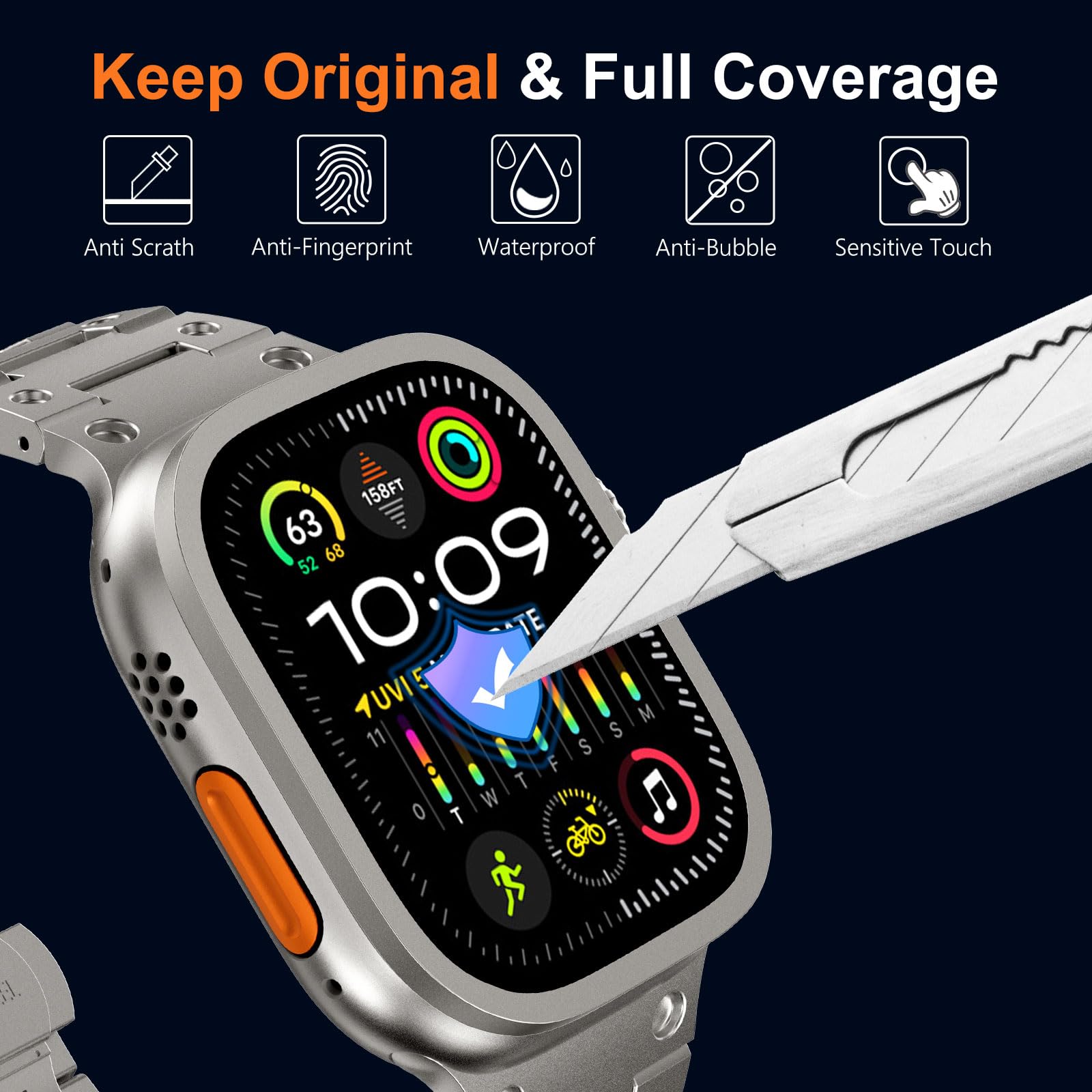 Tempered Glass for Apple Watch - Smartwatch Screen Film recensie en prijs