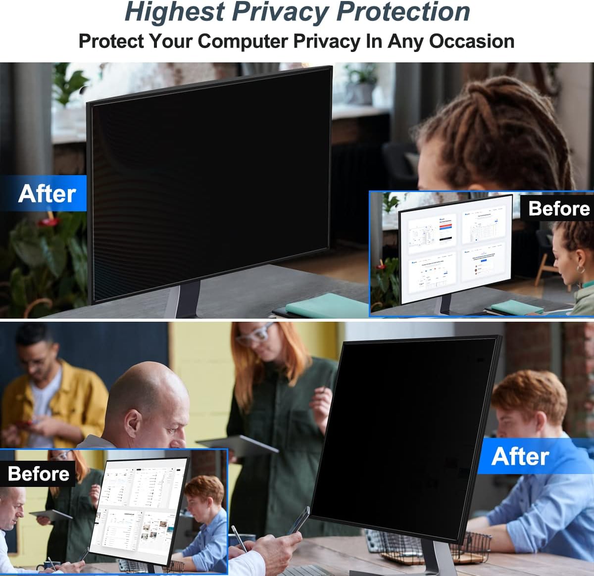 2 Pack 24 Inch Computer Privac - Privacy Filter 2Pack recensie en prijs
