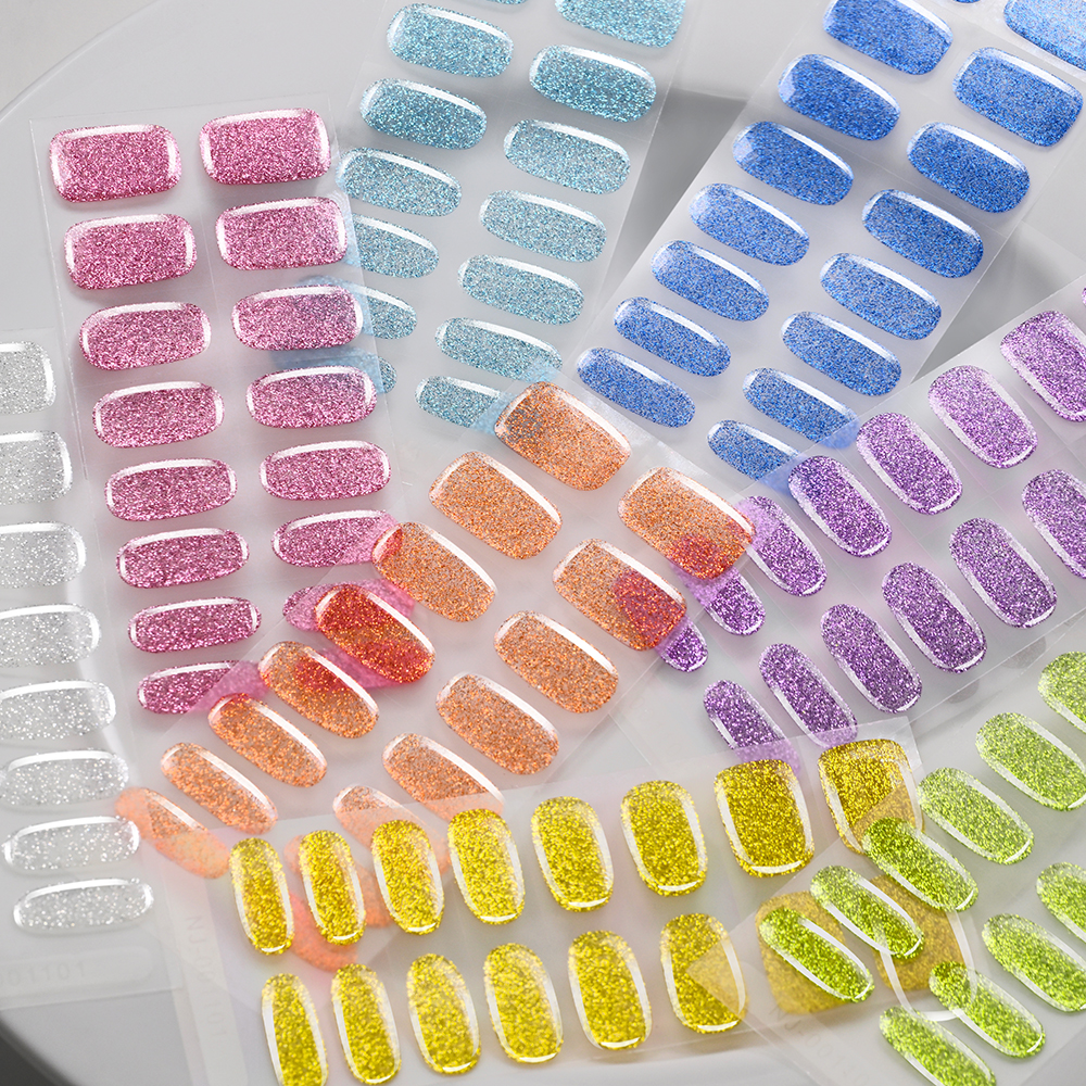 16Tips Colorful Glitter Semi C - Full Cover Adhesive recensie en prijs