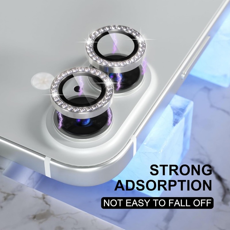 Glitter Camera Lens Protector  - Tempered Glass Screen 9H recensie en prijs