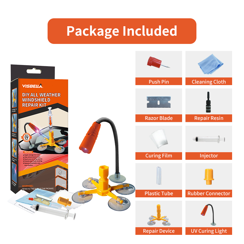 Visbella Car Windshield Repair - Liquid Uv Glue Kit recensie en prijs