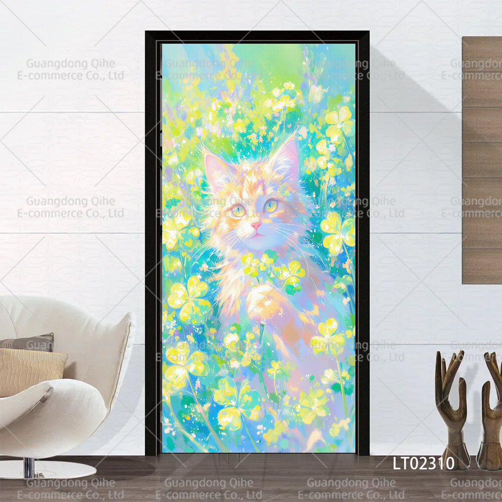 Tulip Cat Cherry Blossom Scene - Full Cover Adhesive recensie en prijs