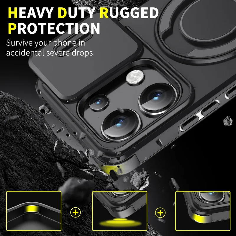 Shockproof Armor Magnetic Brac - Camera Lens Protector recensie en prijs