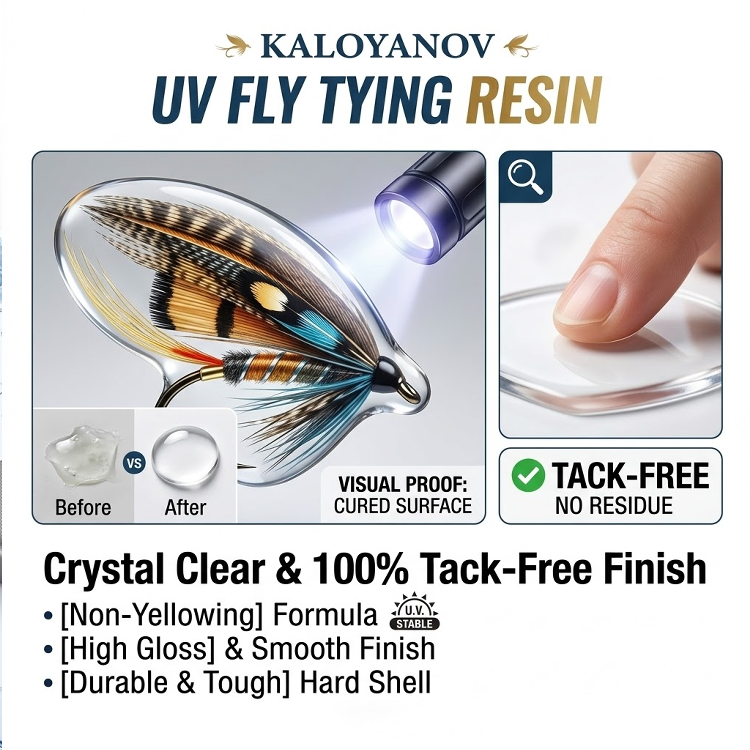 UV Resin Fly Tying Kit with US - Liquid Uv Glue Kit recensie en prijs