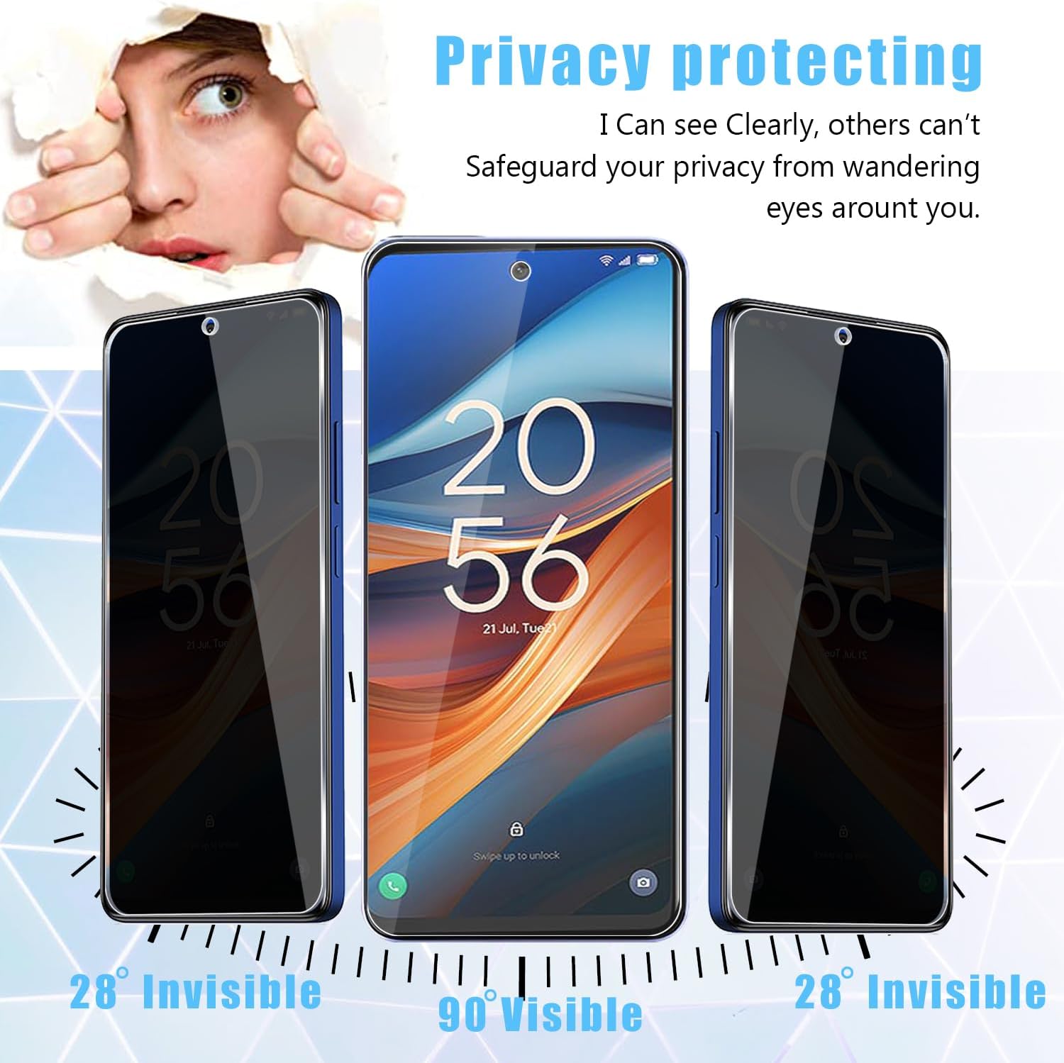 [2 Pack] Fit TCL 50 5G Privacy - Privacy Filter 2Pack recensie en prijs