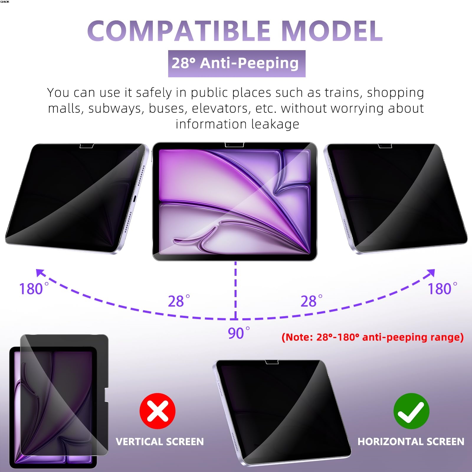 2 Way Privacy Anti-Spy Screen  - Anti Blue Light Film recensie en prijs