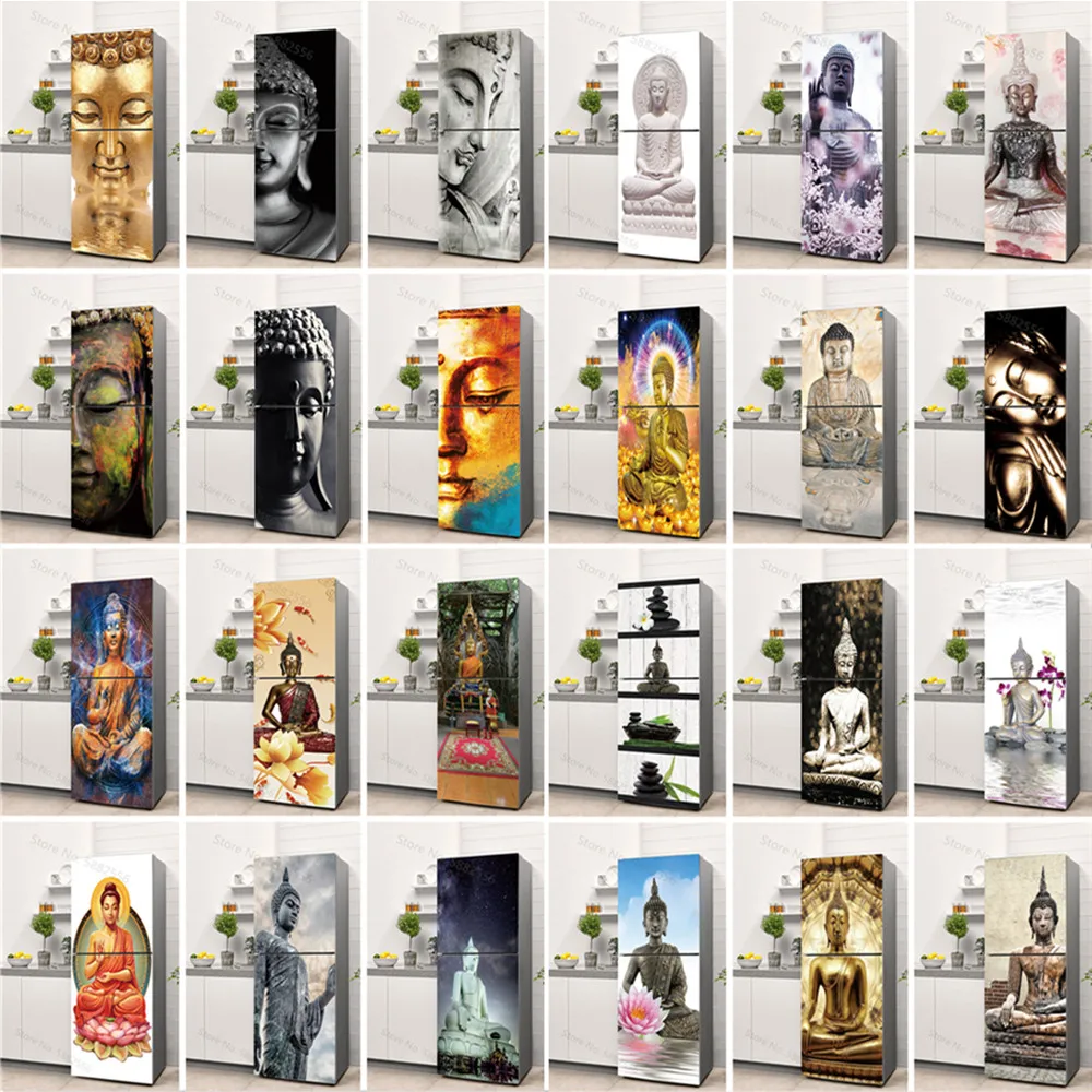 Buddha Art Vinyl Fridge Sticke - Full Cover Adhesive recensie en prijs