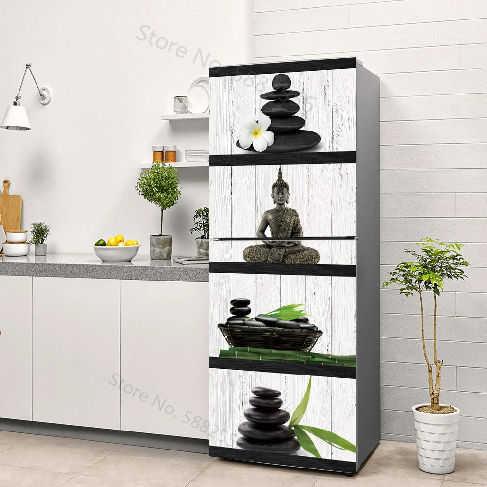 Buddha Art Vinyl Fridge Sticke - Full Cover Adhesive recensie en prijs