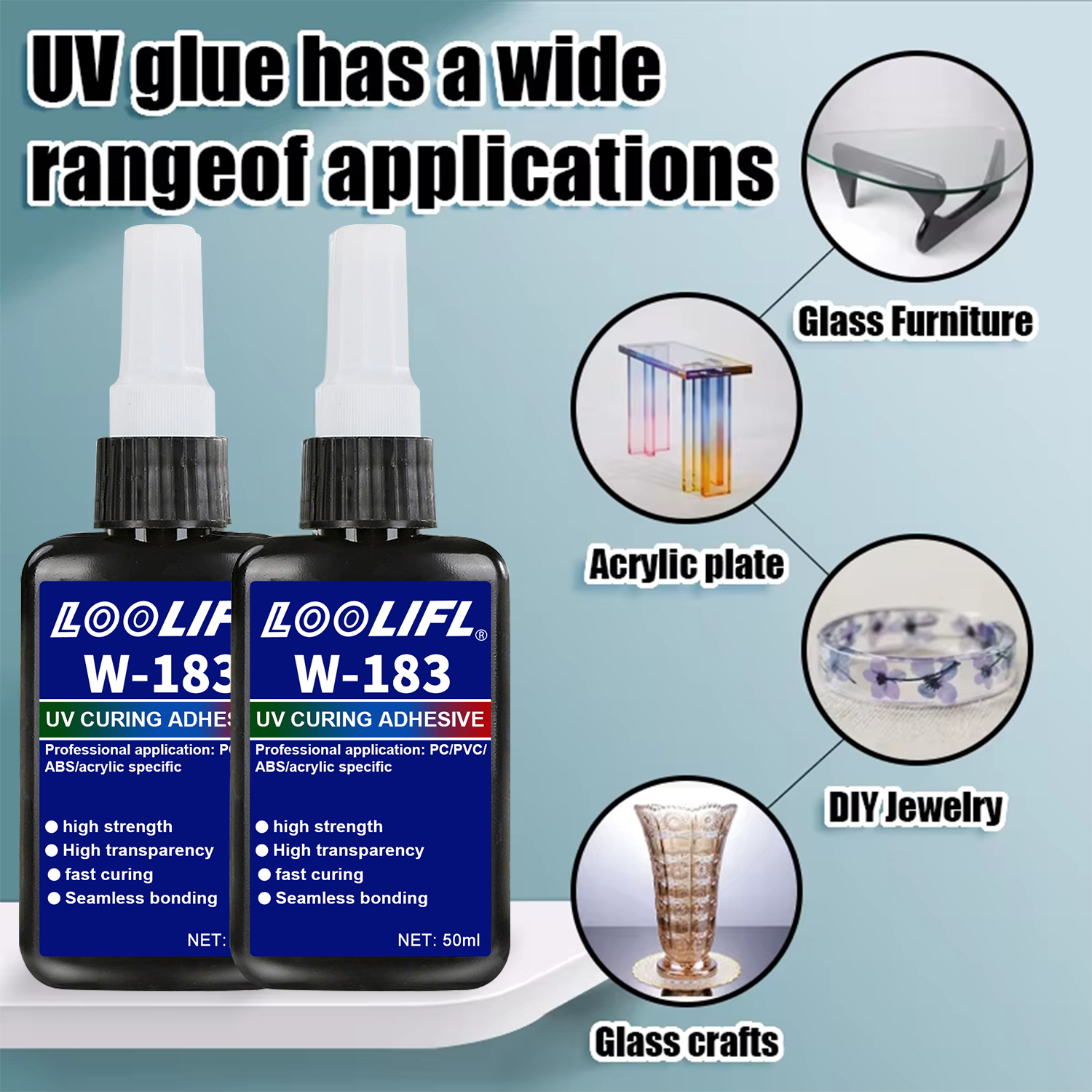 Hot Sell UV Hard Resin Adhesiv - Liquid Uv Glue Kit recensie en prijs