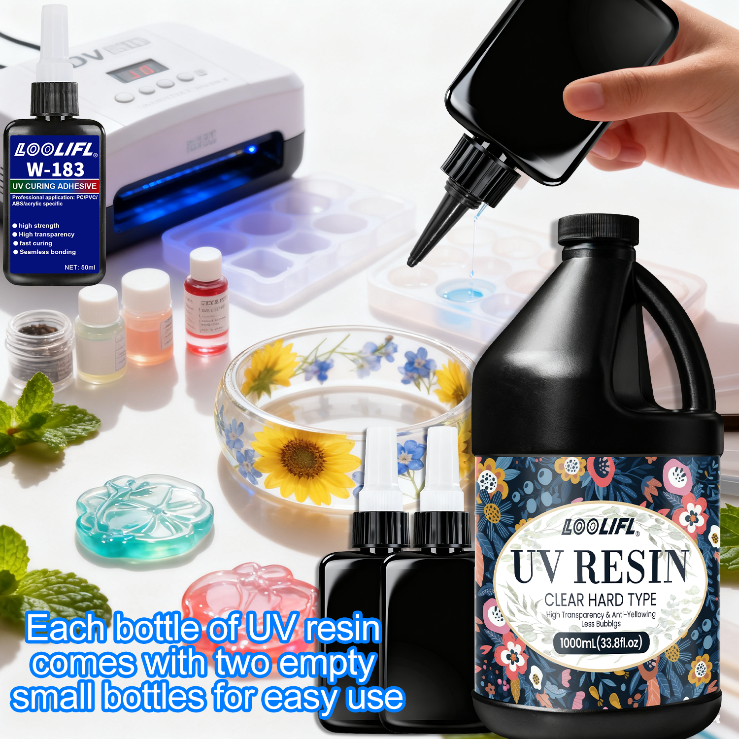 Hot Sell UV Hard Resin Adhesiv - Liquid Uv Glue Kit recensie en prijs
