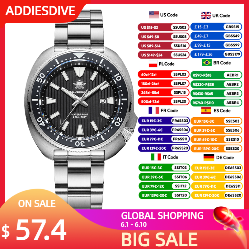 ADDIESDIVE New Men's Watches Q - Anti Blue Light Film recensie en prijs