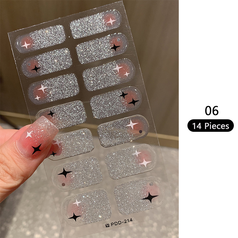 Baking-free Pink Nail Stickers - Full Cover Adhesive recensie en prijs