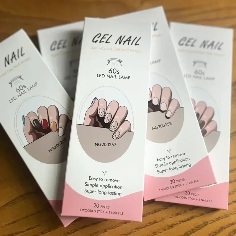 Semi-Cured Gel Nail Strips Pat - Full Cover Adhesive recensie en prijs