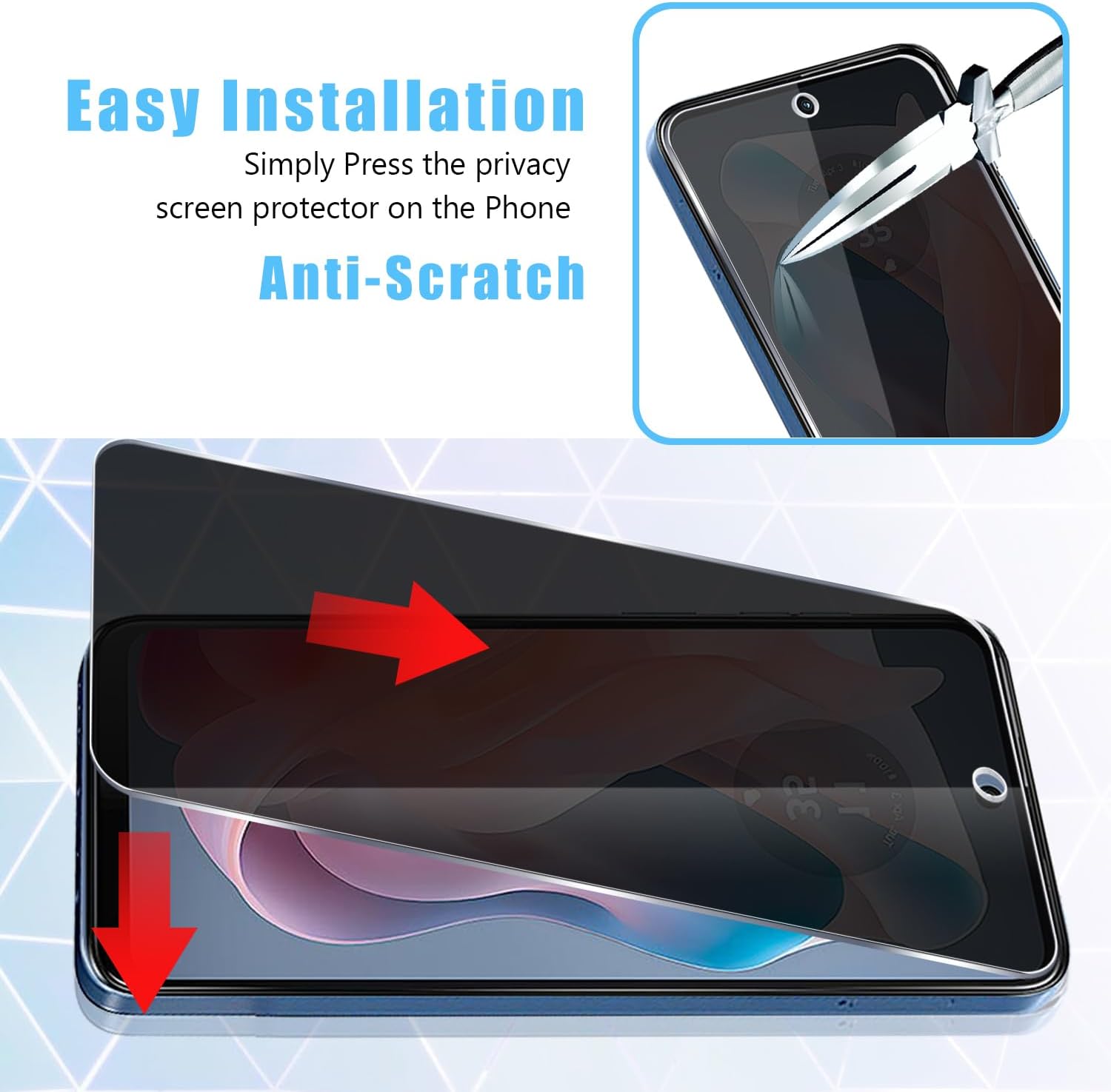2 PACK Privacy Filter Tempered - Privacy Filter 2Pack recensie en prijs