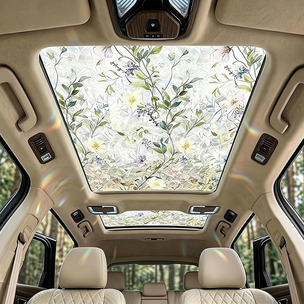 Floral Stained Glass Car Sunro - Privacy Screen Protector recensie en prijs