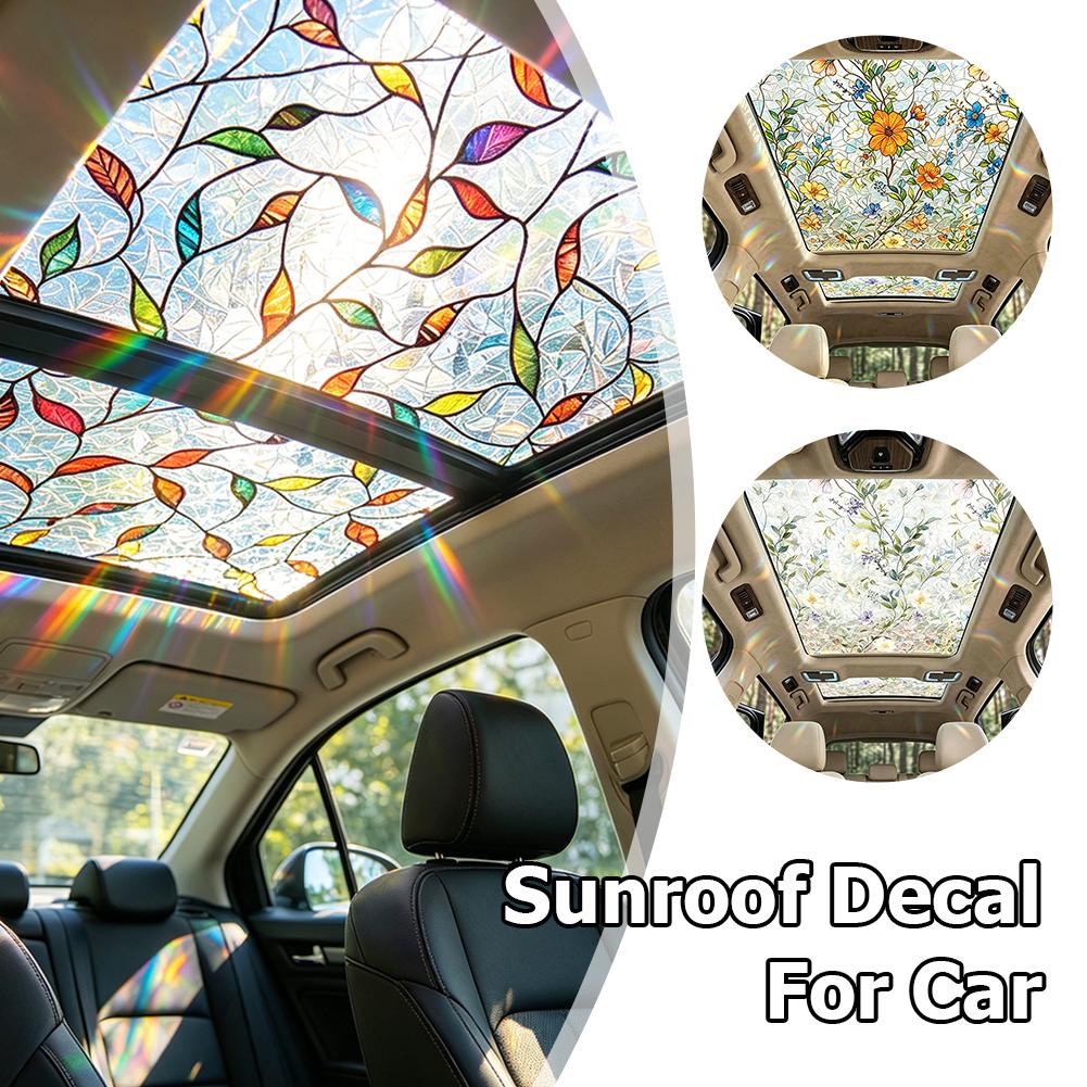 Floral Stained Glass Car Sunro - Privacy Screen Protector recensie en prijs