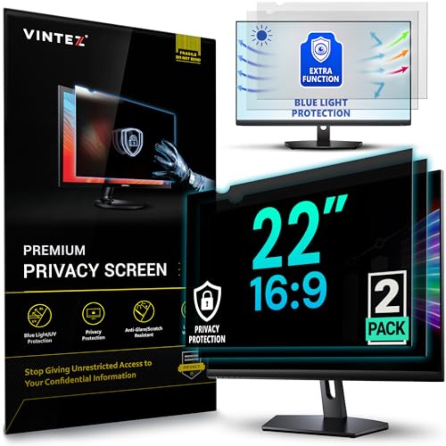 2 Pack 22 Inch 16:9 Privacy Sc - Privacy Filter 2Pack recensie en prijs