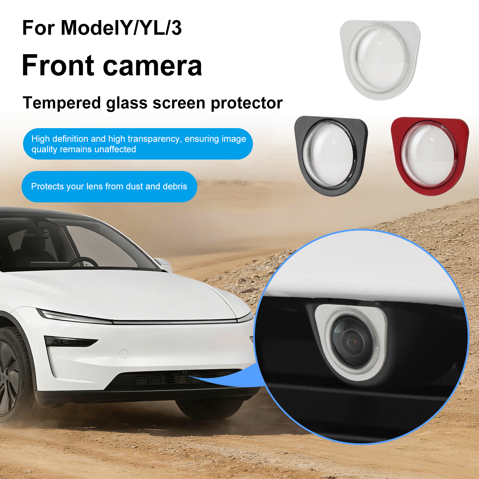 2PCS/1PC Front Bumper Camera L - Camera Lens Protector recensie en prijs