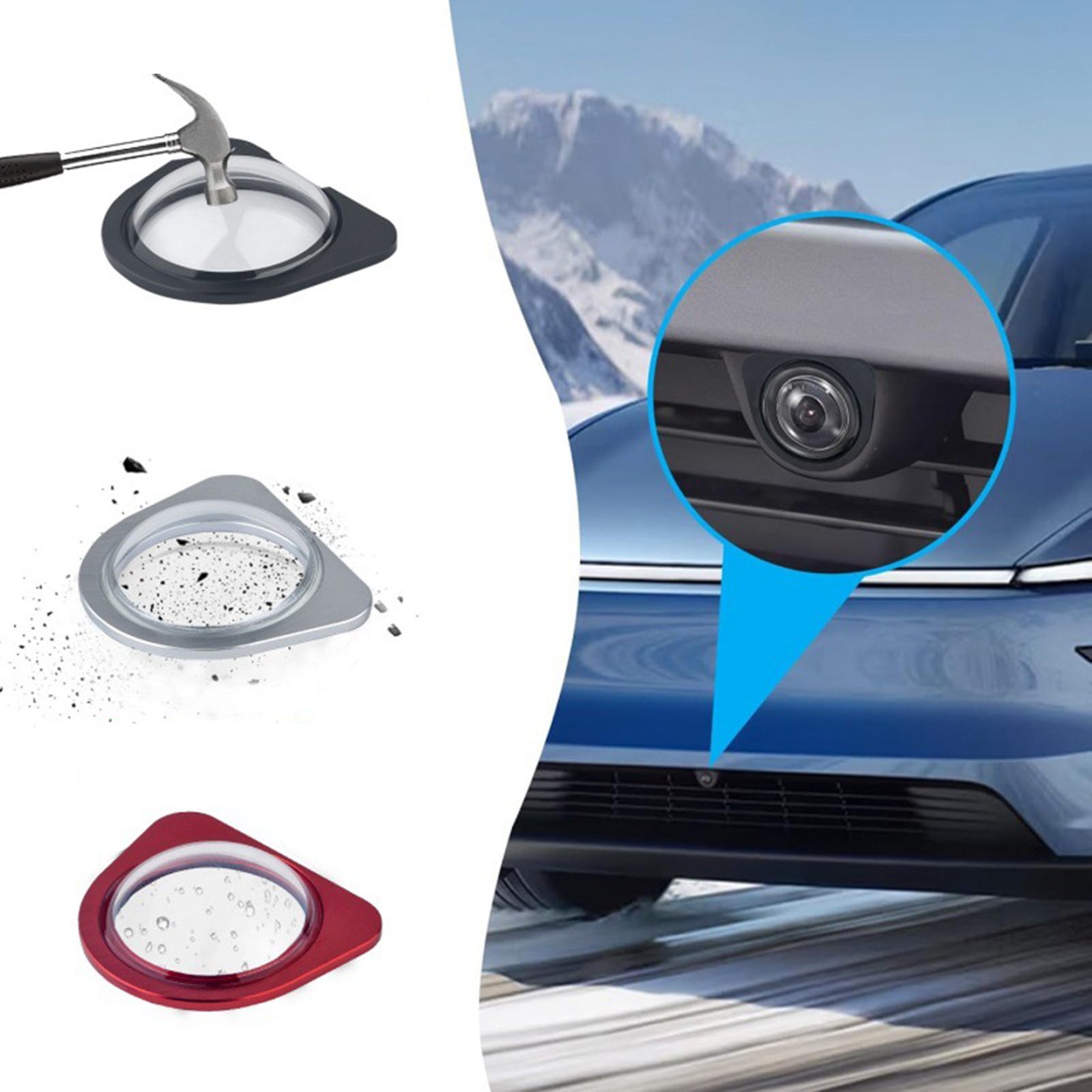 2PCS/1PC Front Bumper Camera L - Camera Lens Protector recensie en prijs