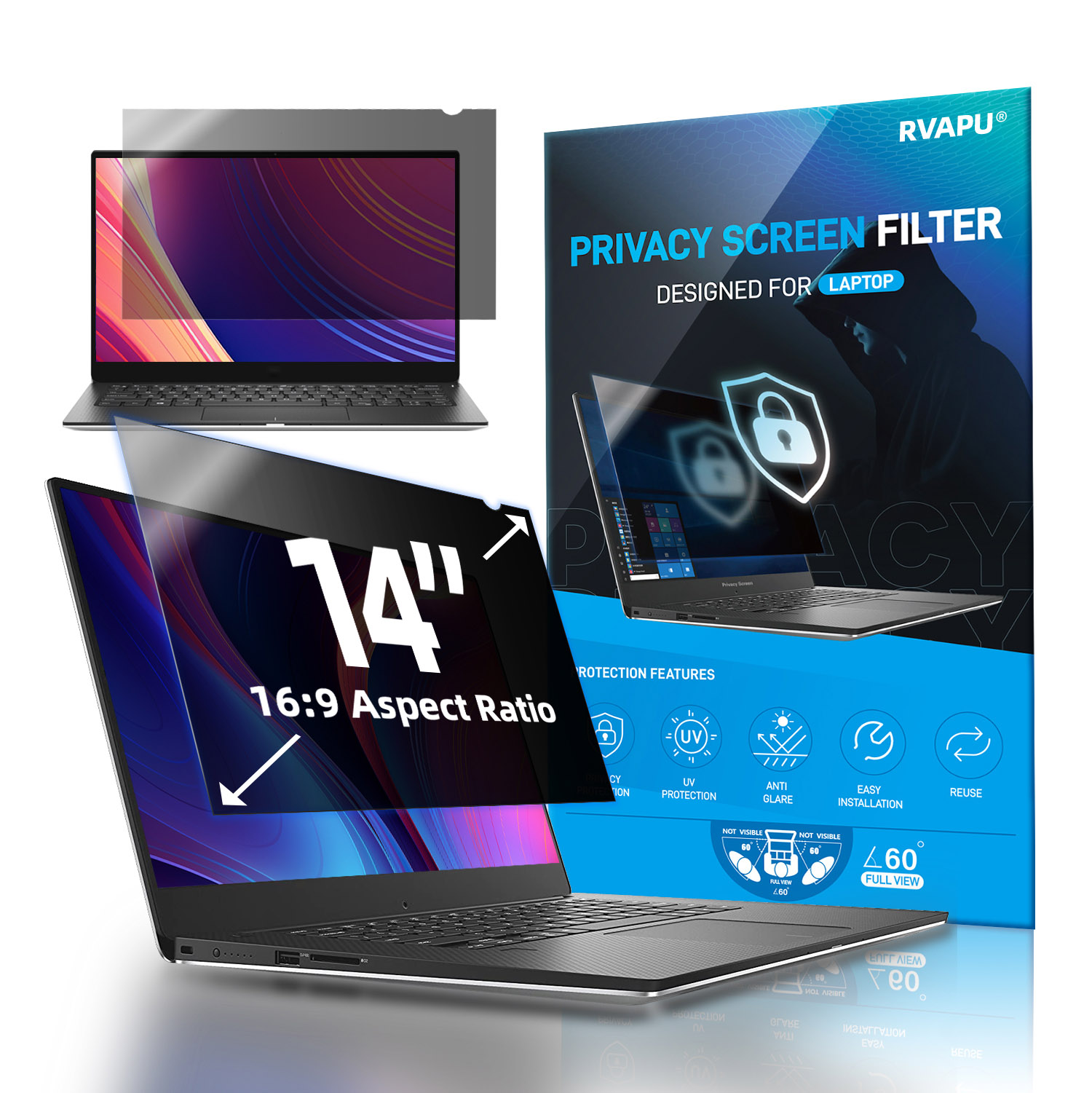 For Laptop 14 inch Privacy Ant - Matte Anti Glare Screen recensie en prijs