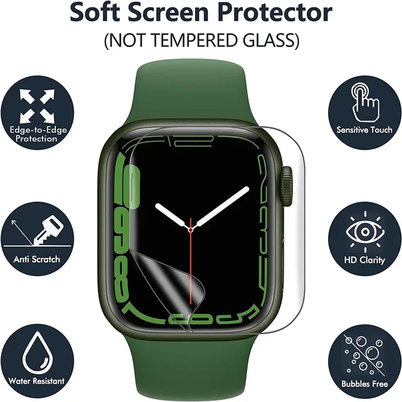 3PCS Hydrogel Film for Apple W - Smartwatch Screen Film recensie en prijs
