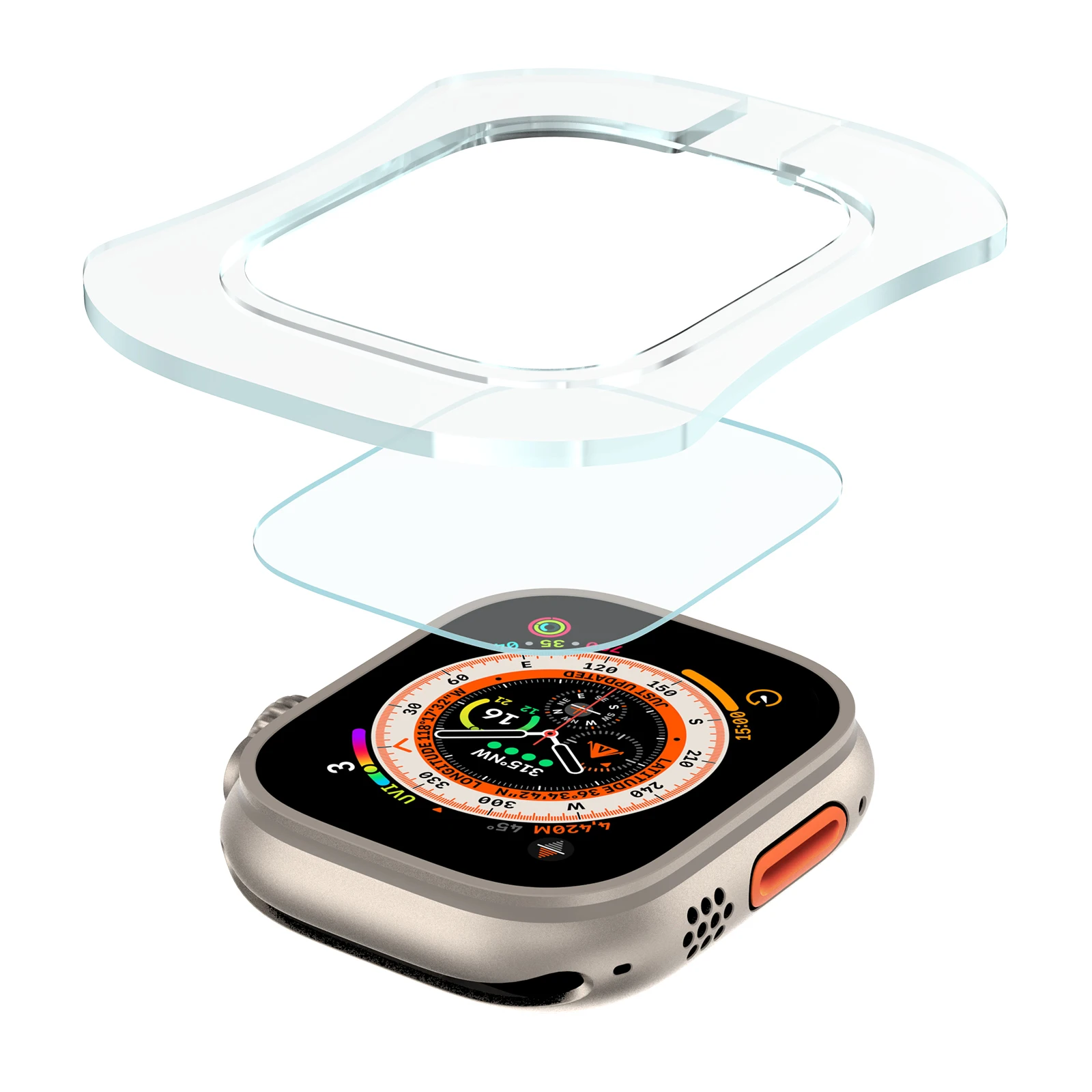 Tempered Glass for Apple Watch - Screen Alignment Tool recensie en prijs