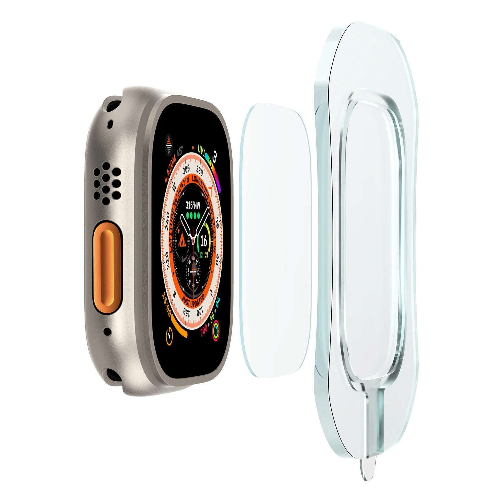 Tempered Glass for Apple Watch - Screen Alignment Tool recensie en prijs