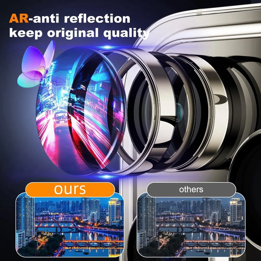 3Pcs Metal Camera Lens Protect - Tempered Glass Screen 9H recensie en prijs