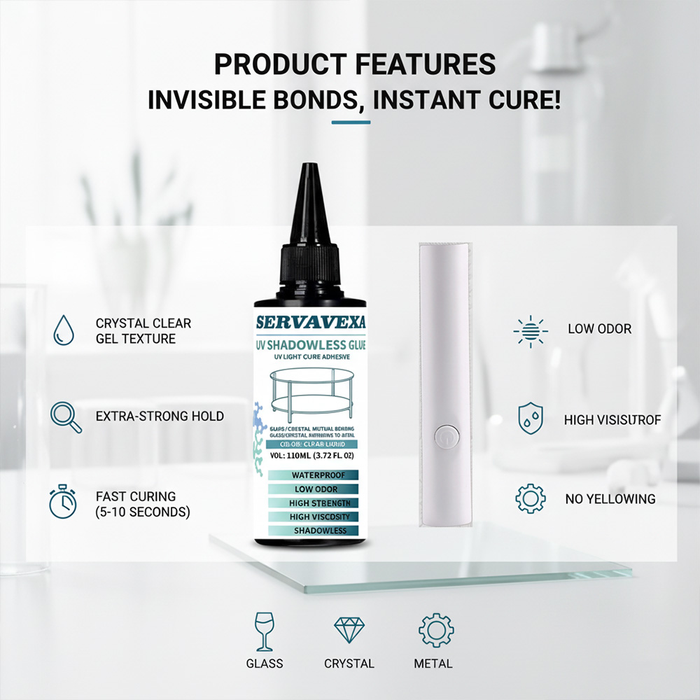 SERVAVEXA 110ml UV Light Cure  - Liquid Uv Glue Kit recensie en prijs