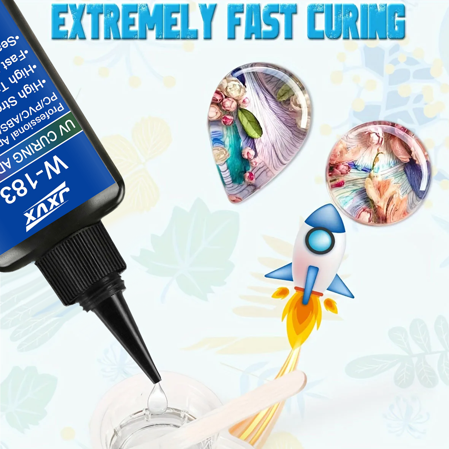 50ml UV Resin Kits With Lamp U - Liquid Uv Glue Kit recensie en prijs